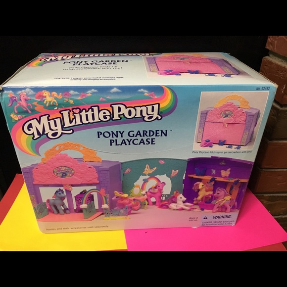 MY LITTLE PONY G2 NWT VTG 1997 GARDEN PLAYCASE w/ACCESSORIES ORIGINAL BOX RARE - Picture 2 of 10